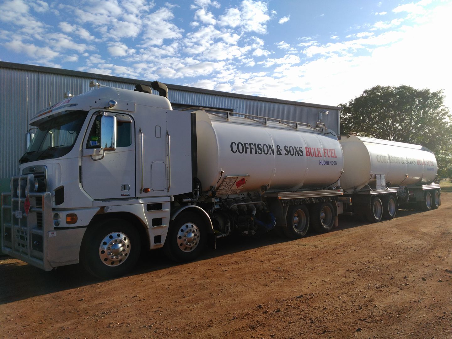 Coffison and Sons Bulk Fuel Distributors Visit Hughenden